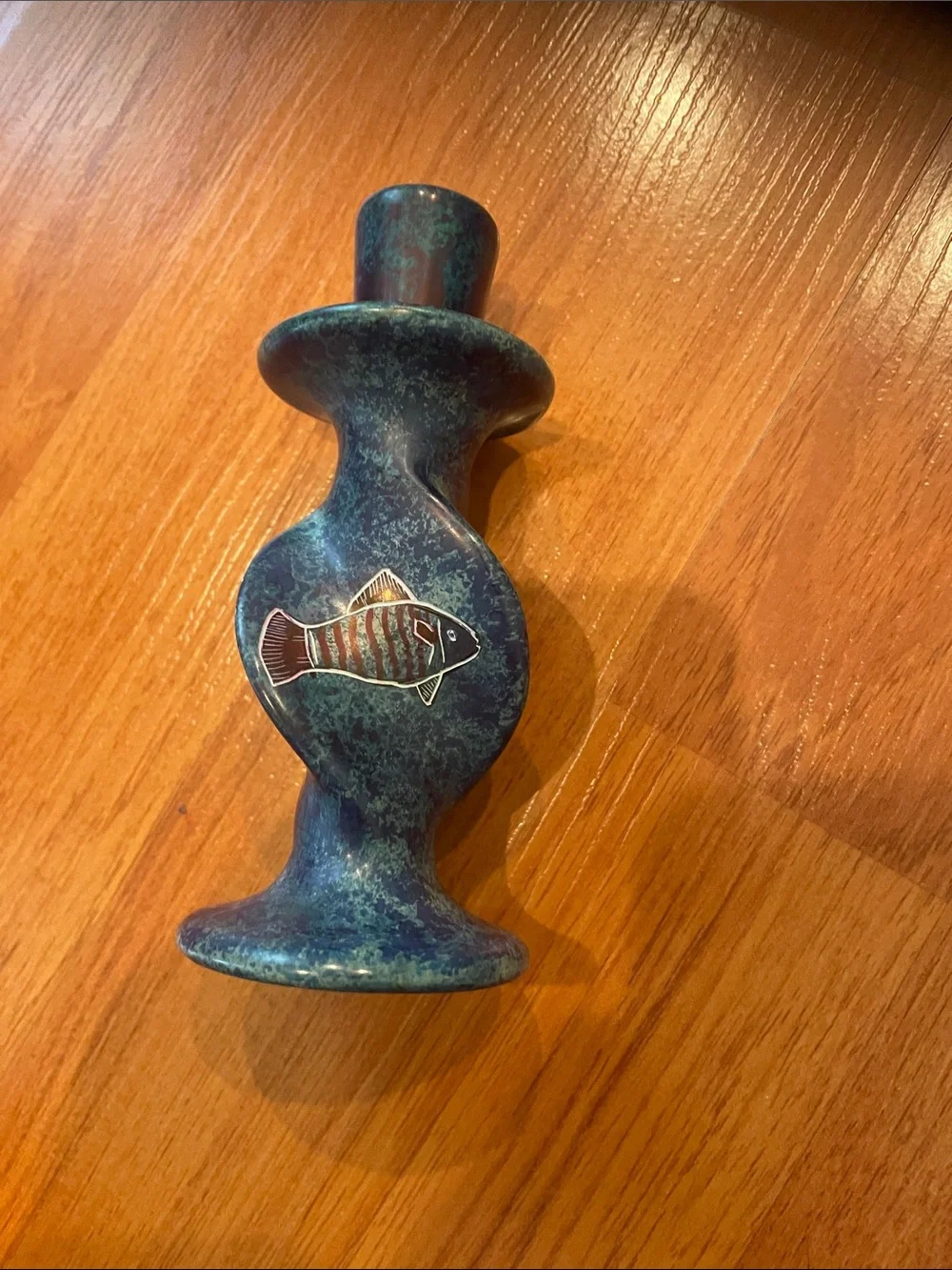 Hand carved Kenya adds candle